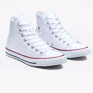 CONVERSE Chuck Taylor All Star White High Top Shoes. Men's size 10.